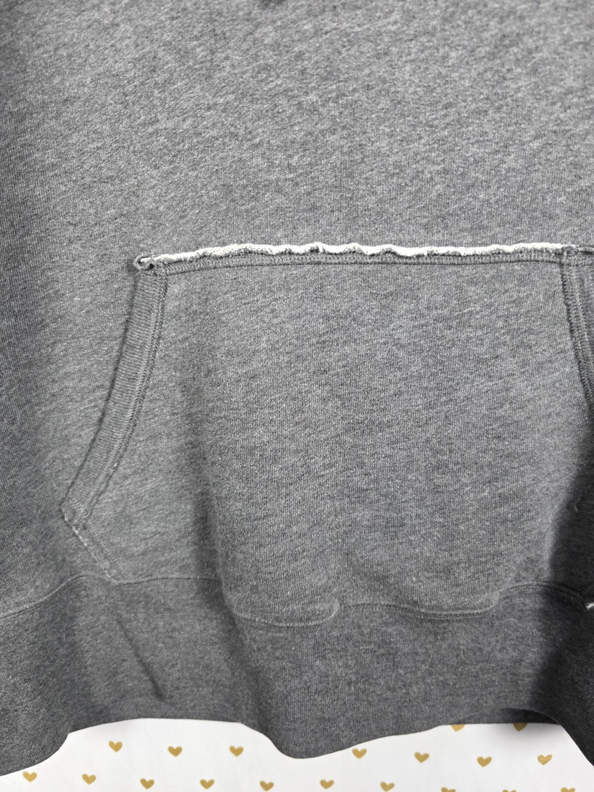 Victorias Secret PINK University Pullover Hoodie Sweater Dress Grey Large