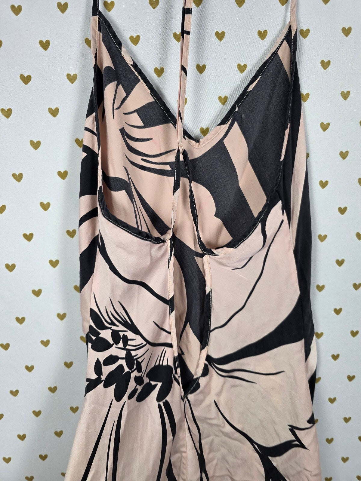 2001 Victoria's Secret 100% Silk Floral Maxi Slip Dress S Y2K Long Racerback