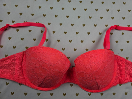 Victorias Secret Neon Lace multiway bra 34D