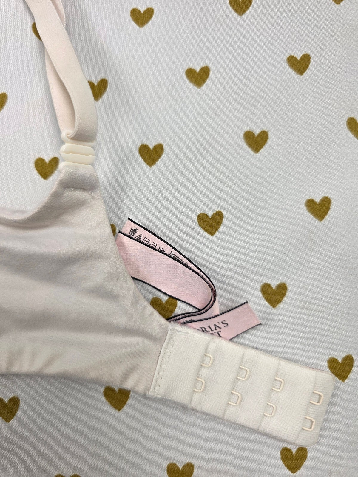 Victorias Secret Unlined White Demi Balconette Bra 32D