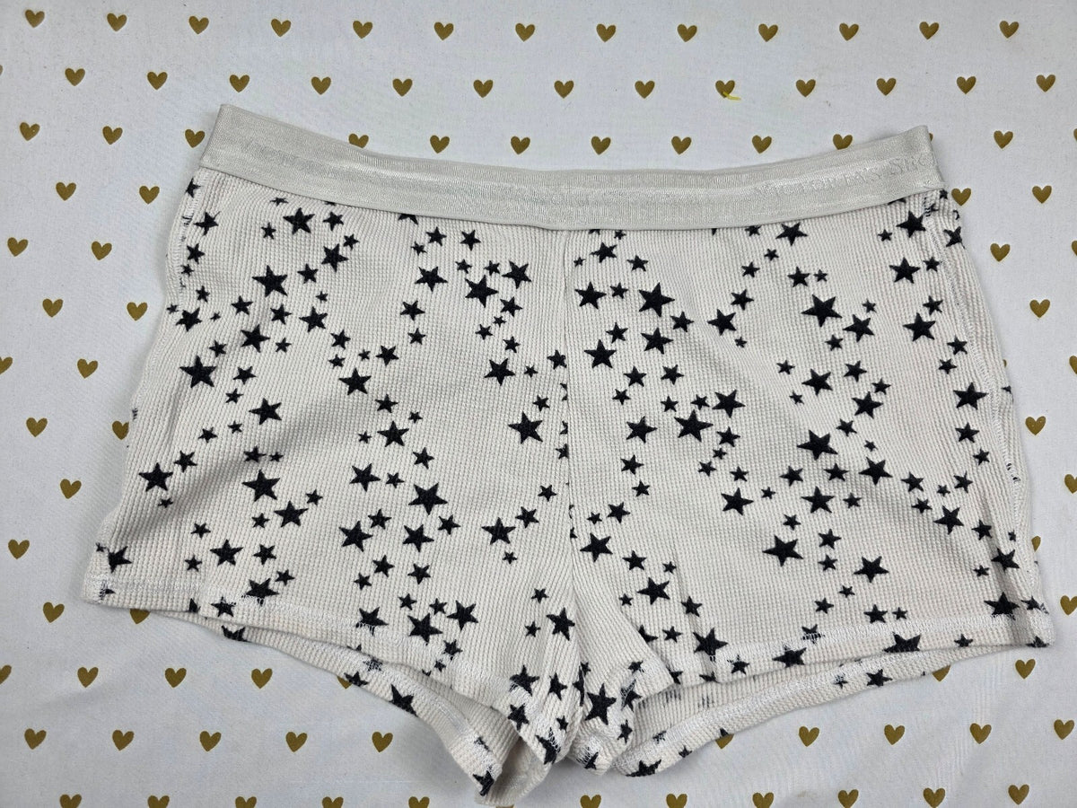 Victorias Secret Thermal Stars Medium Sleep Shorts Boxers Pajama Bottoms