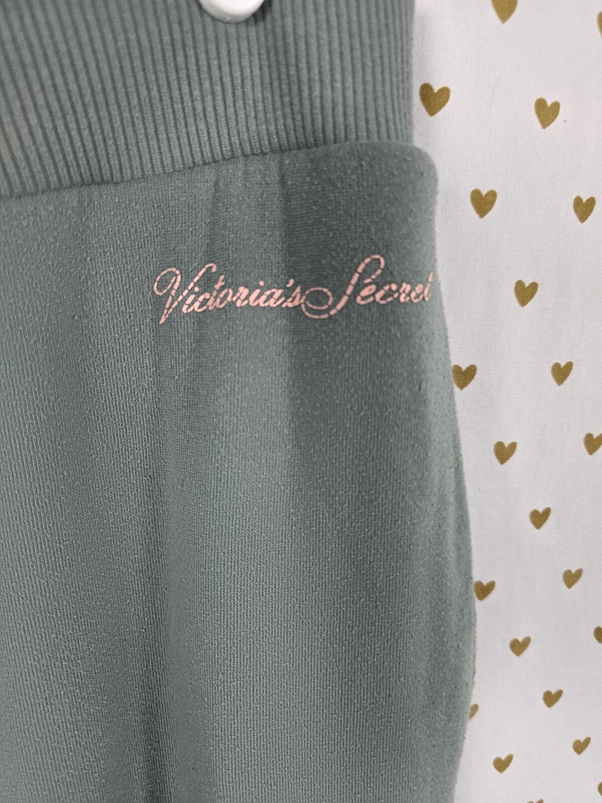 Victorias Secret Super Soft Green Sweats Sweatpants XL