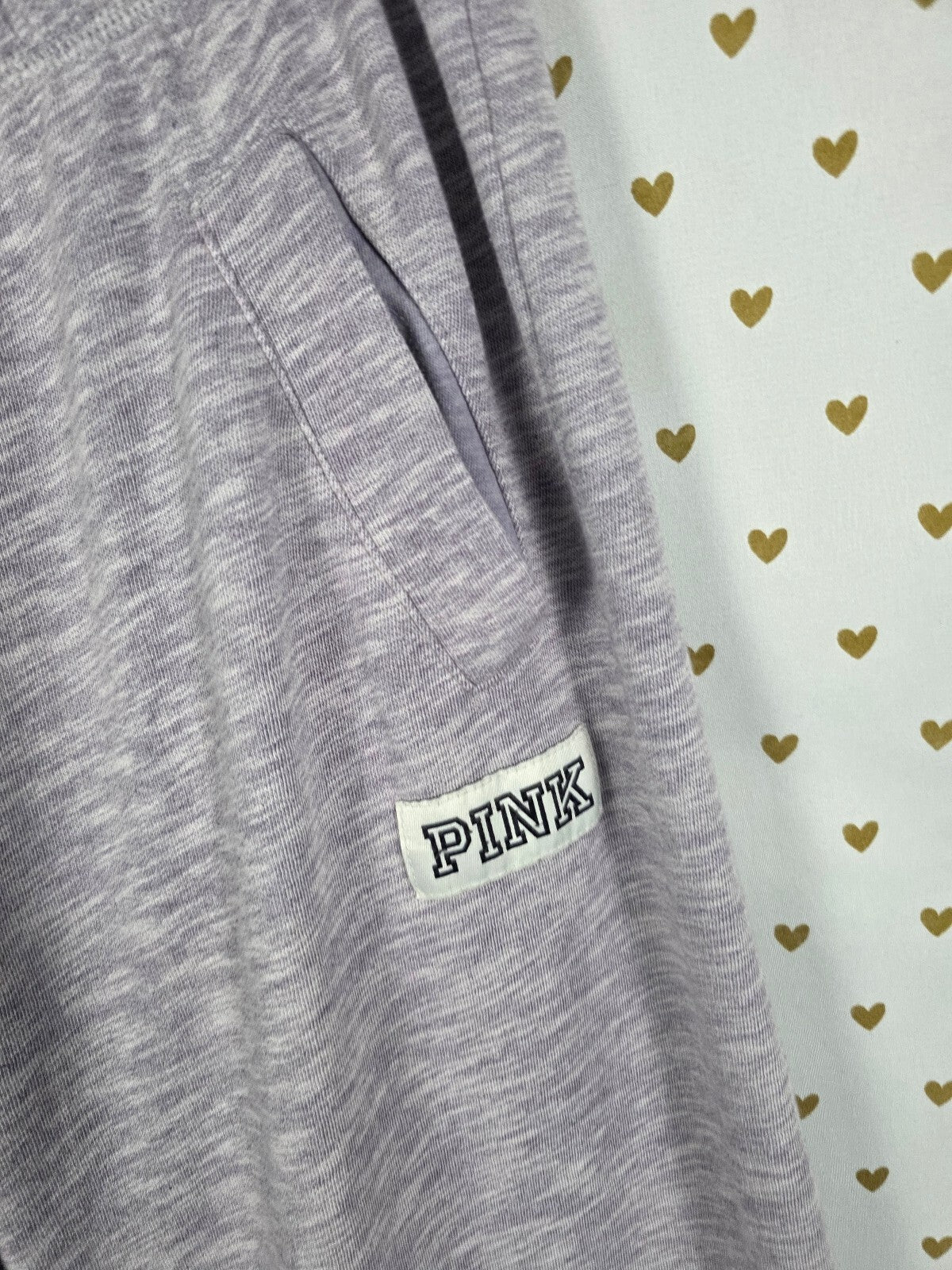 Victorias Secret PINK Love Boyfriend Flare Diaper Butt Sweats Y2k Small