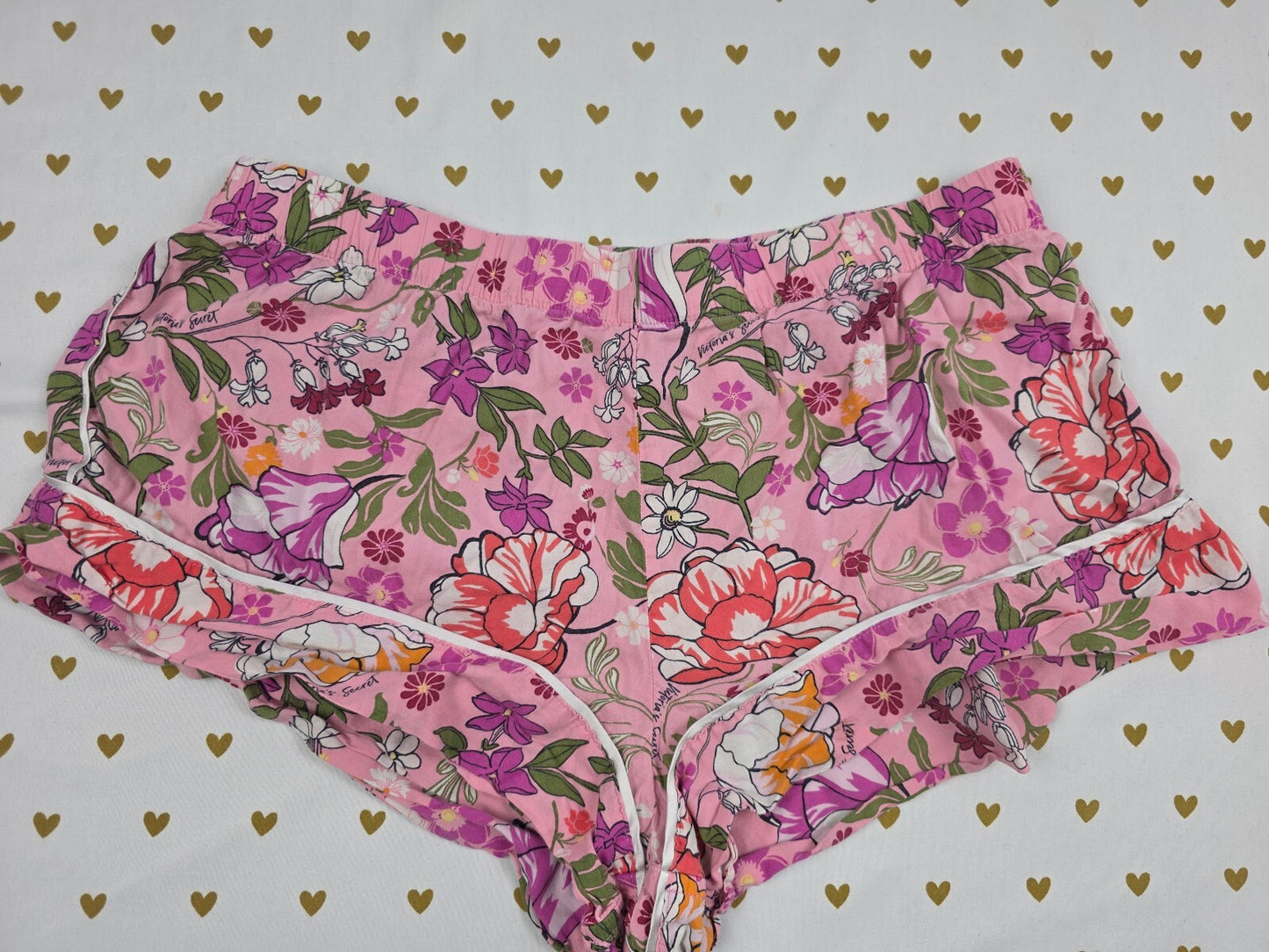 Victorias Secret Small Floral Sleep Shorts Boxers Pajama Bottoms