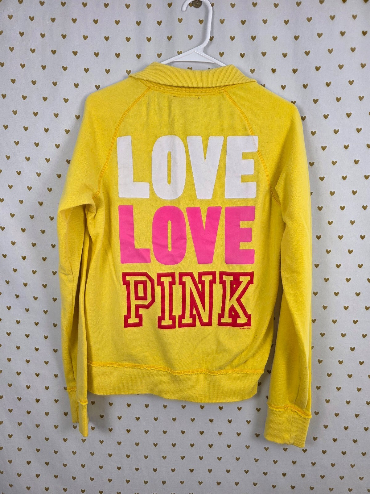 Victorias Secret Pink Vintage Full Zip bright Track Jacket Large Y2k