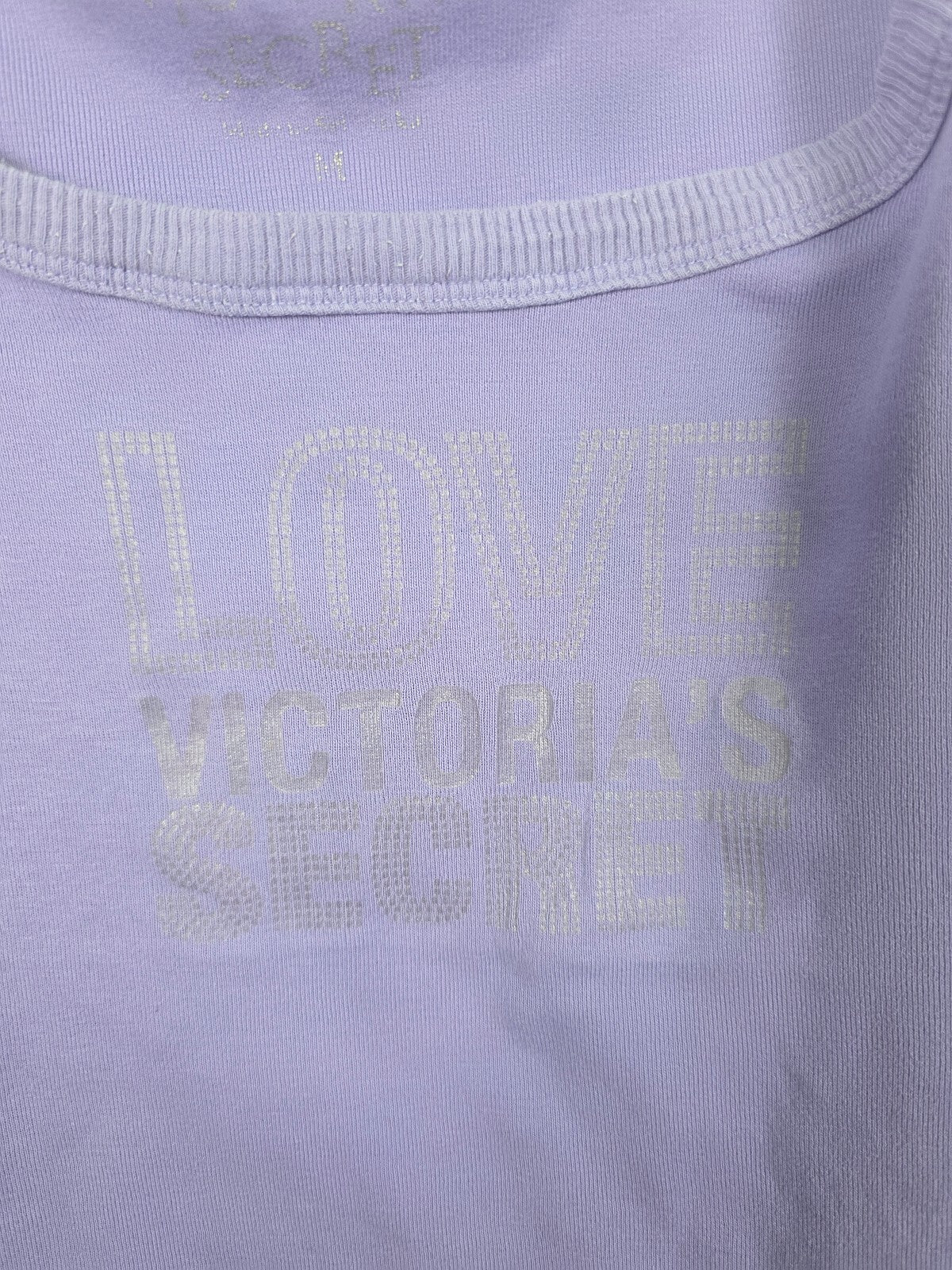 Victorias Secret VINTAGE y2k LOVE Tank Top MEDIUM Purple