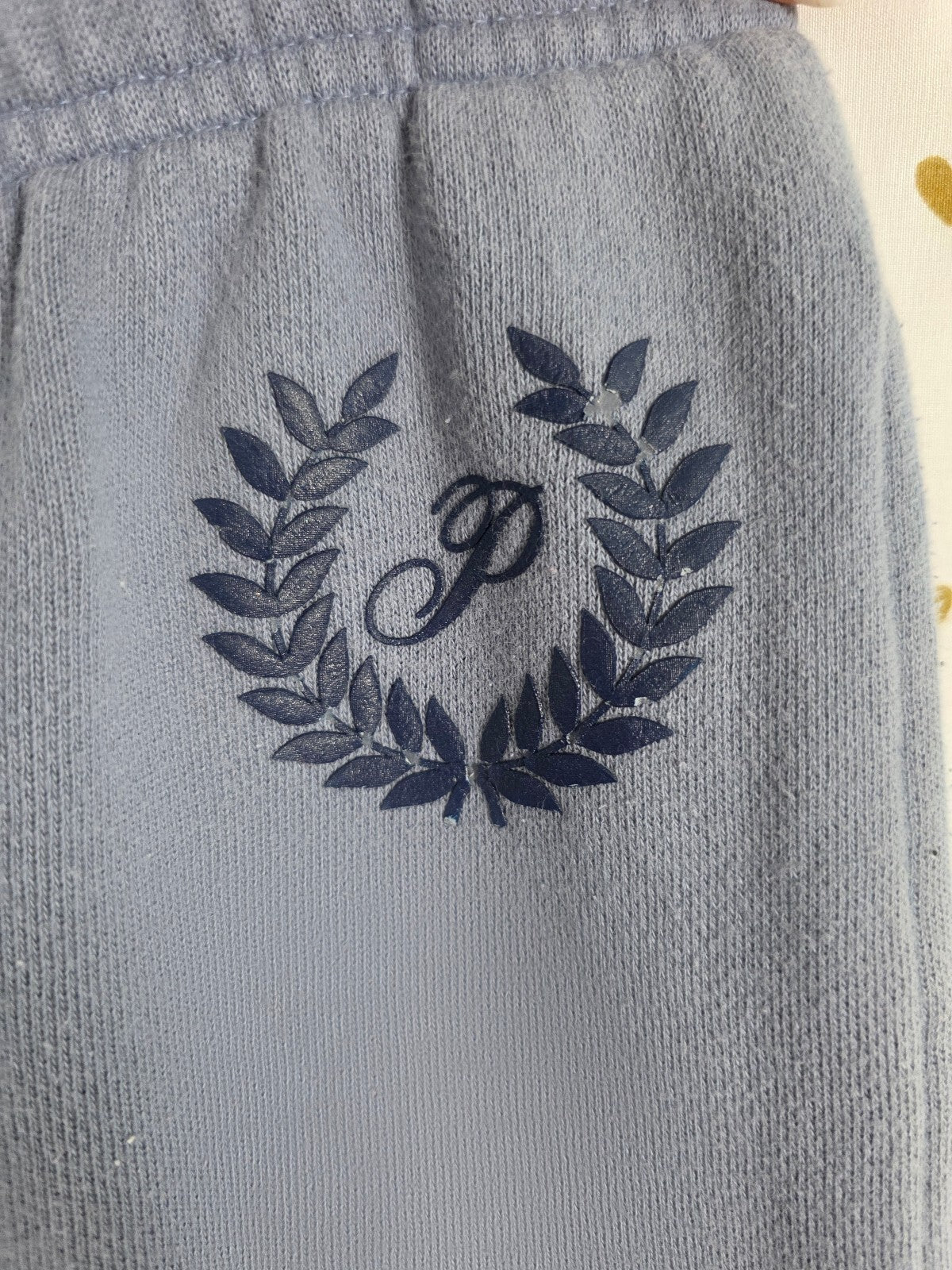 Victorias Secret PINK Xl Logo Flared Sweats Sweatpants Blue