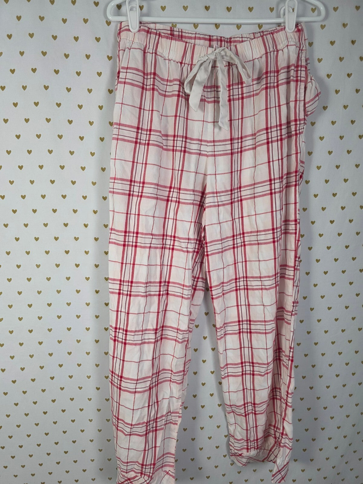 Victorias Secret Plaid Sleep Set Pajama Shirt Pants Bottoms MEDIUM Comfy