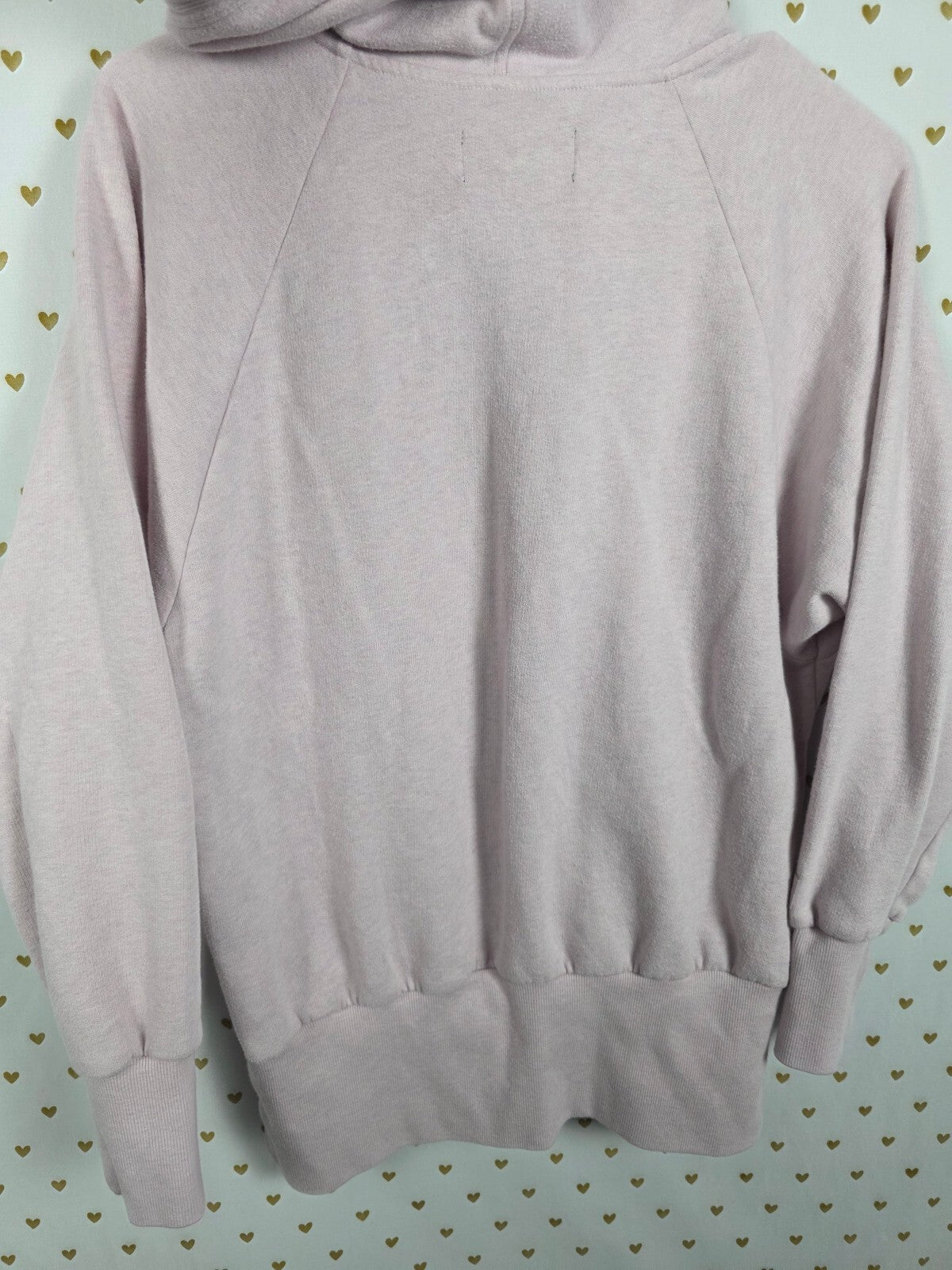 Victorias Secret PINK SATIN LINED Hoodie Full Zip Jacket SMALL