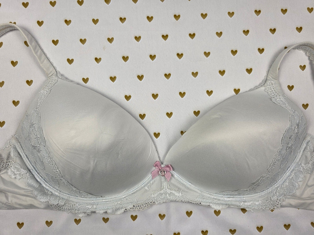 Victorias Secret Wireless No Wire Light Blue Comfortable Bra 38DD