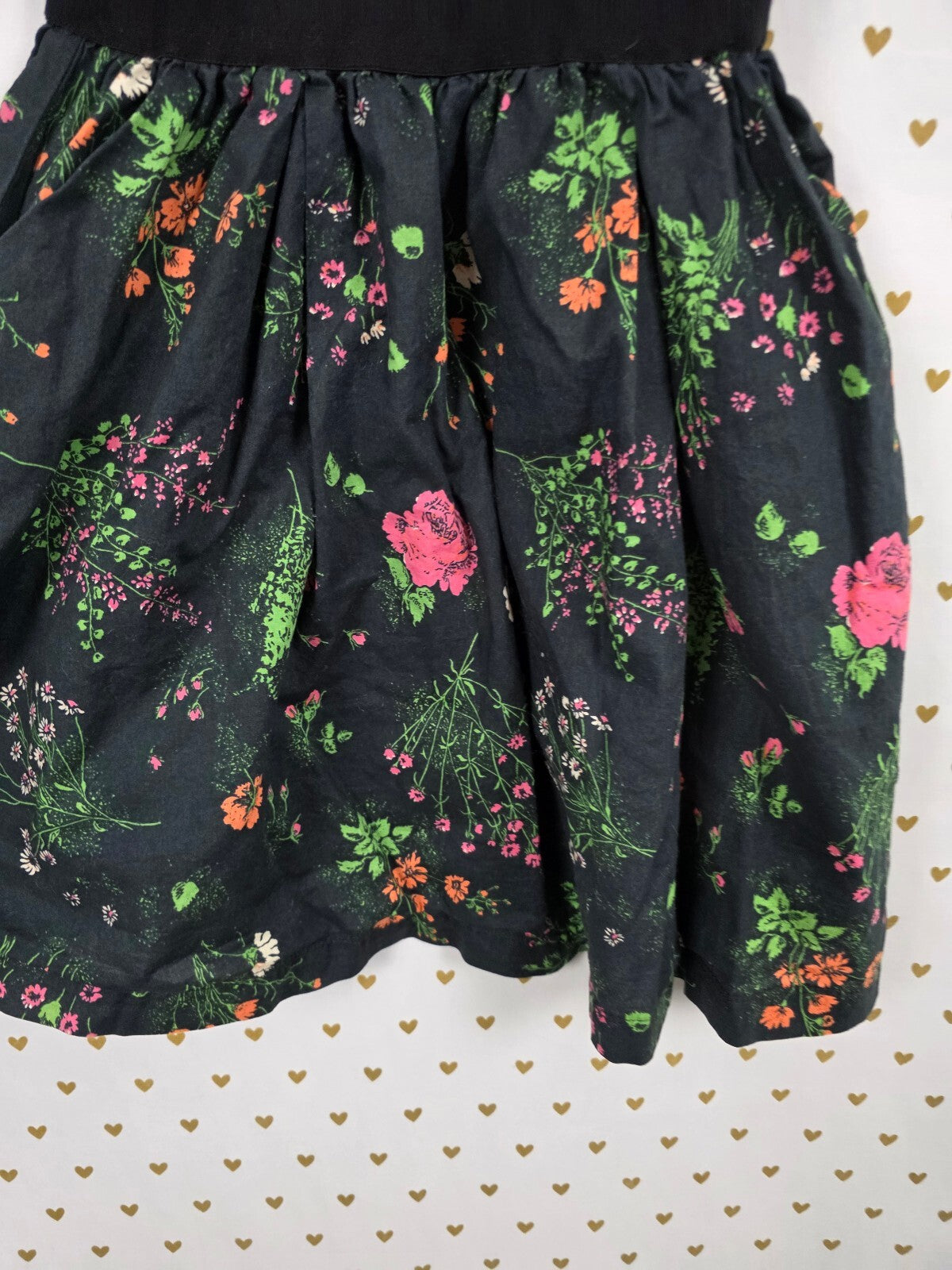 Victorias Secret PINK Vintage Skater Tank Top Dress Floral XS pockets