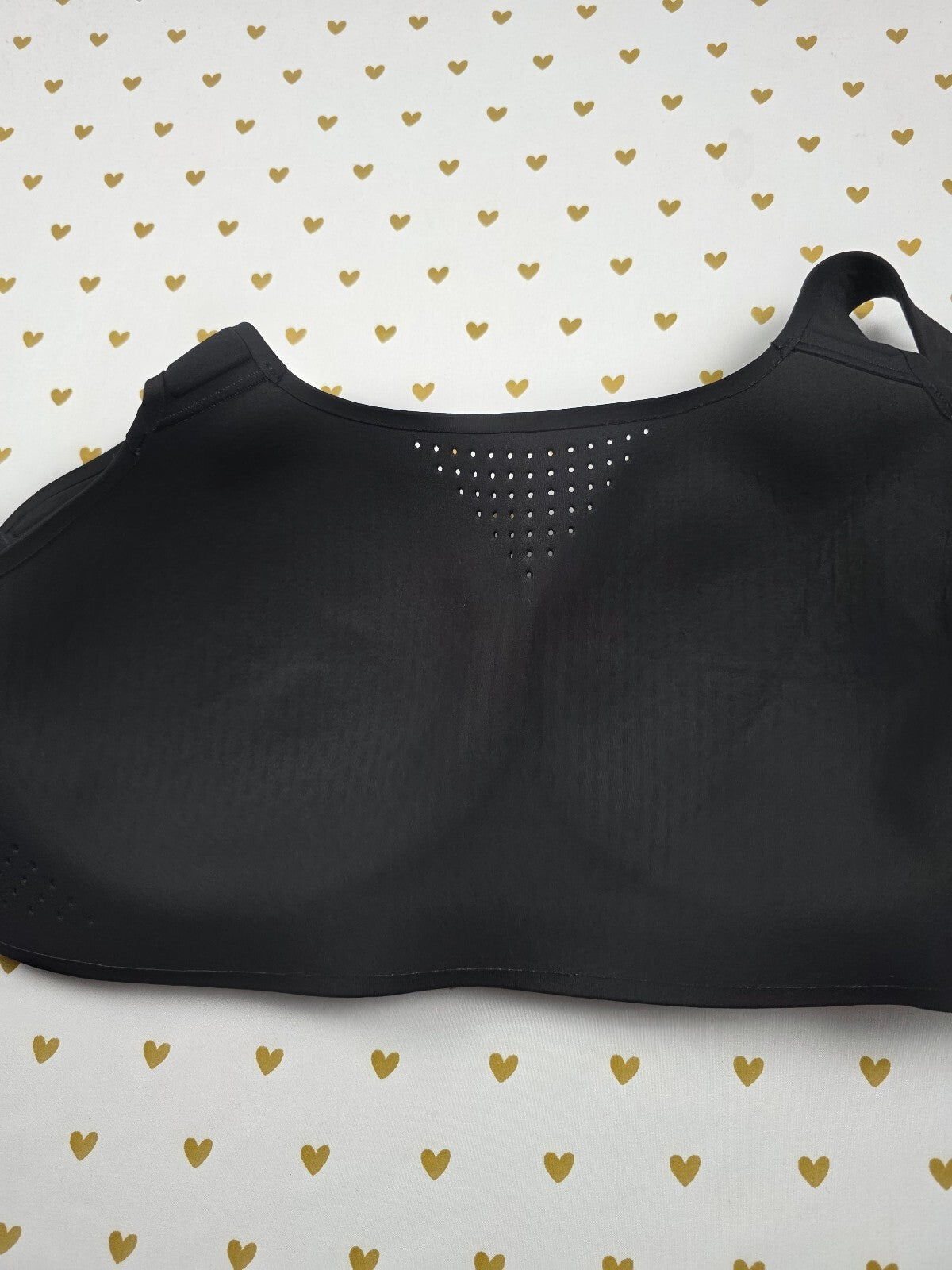 Victorias Secret Black 38D Sports Bra Exercise Supportive Tank Top
