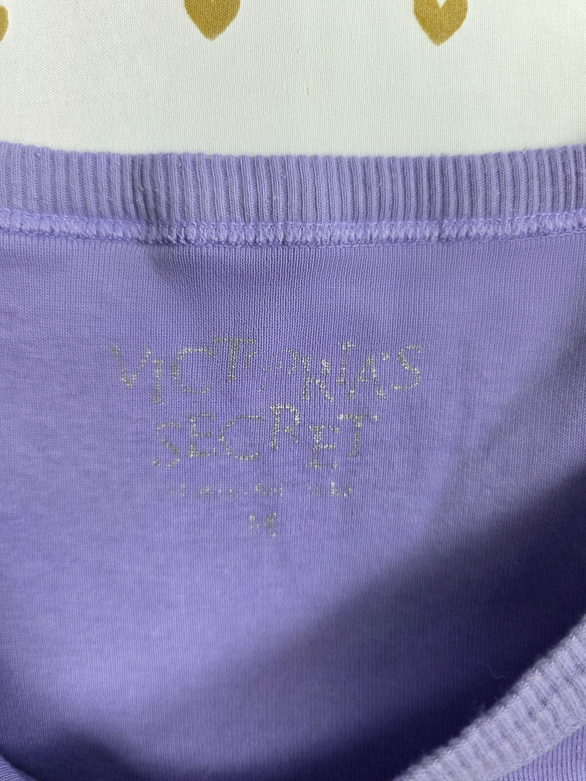 Victorias Secret VINTAGE y2k LOVE Tank Top MEDIUM Purple