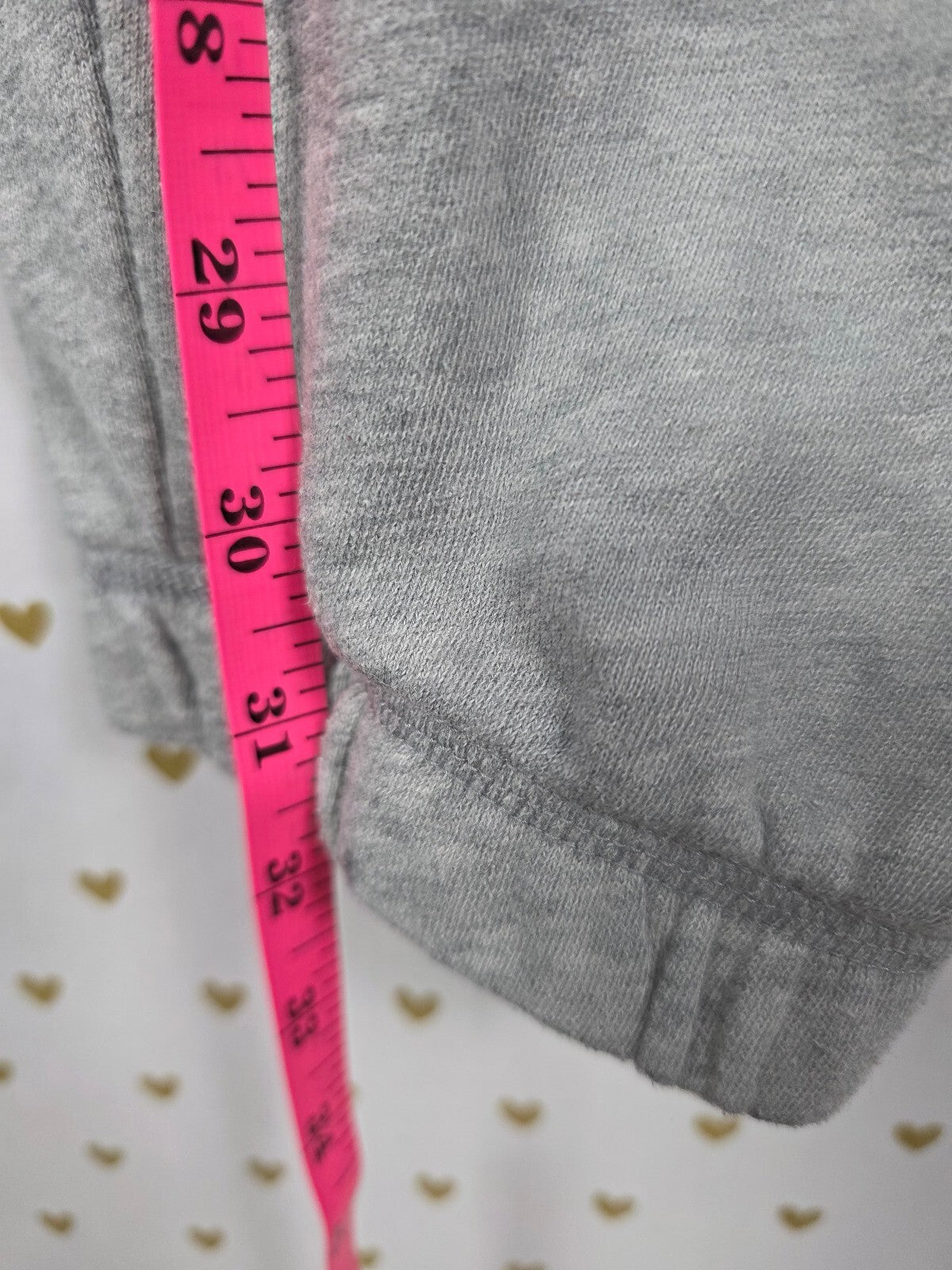 Victorias Secret PINK Leopard Cheetah Heart Embroidered Sweatpants Vintage Y2k M