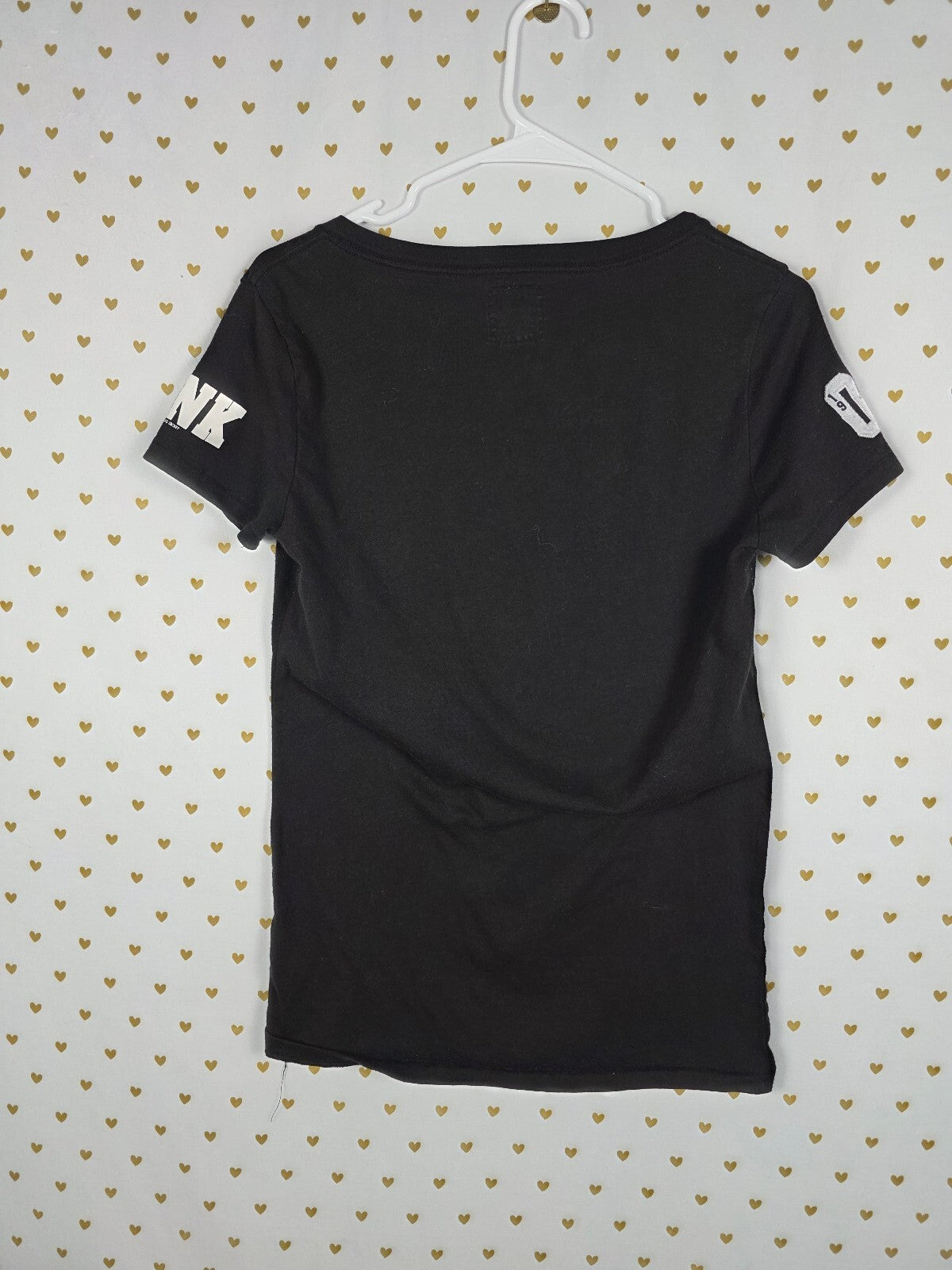 Vintage VS PINK Chicago White Sox V Neck Tee M 5th Ocean MLB Black