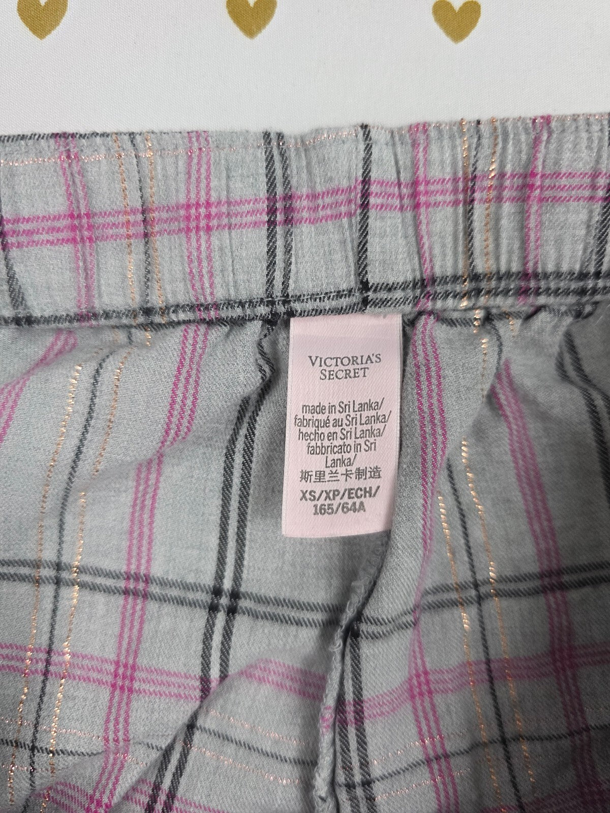 Victorias Secret  Bling Logo Sleep Shorts Boxers Pajama Bottoms XS