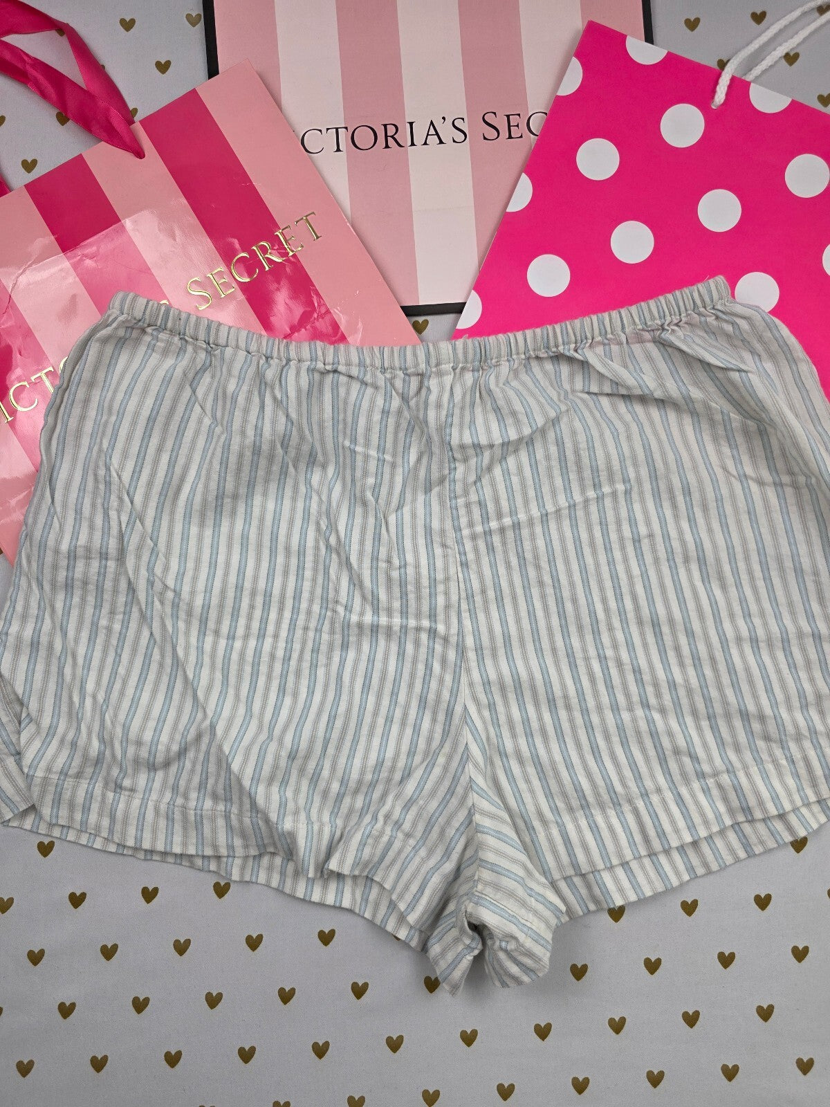 Victorias Secret Vintage Cotton Y2k Medium Sleep Shorts Boxers Pajama Bottoms