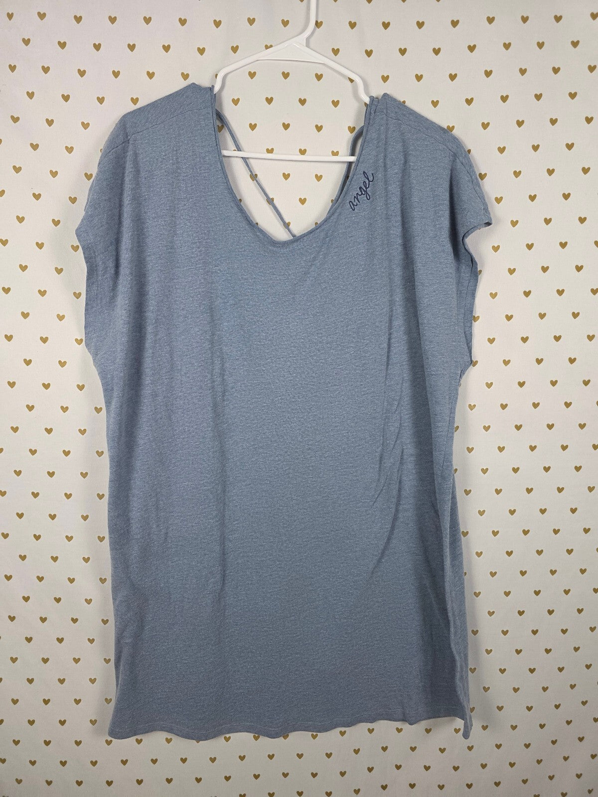 Victorias Secret ANGEL Caged Back Soft Nightgotwn Sleep Shirt Pajama XL