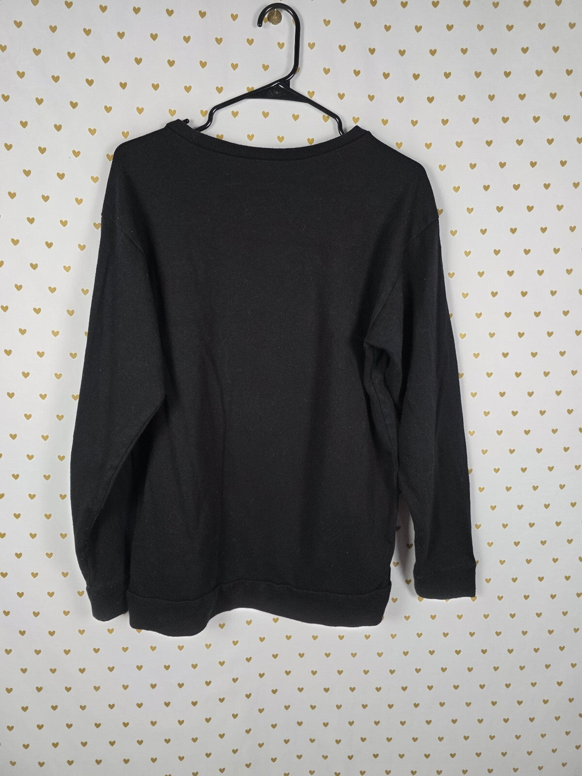 Victorias Secret Pink Studded Bling Long Sleeve Sweater Plaid Logo Medium