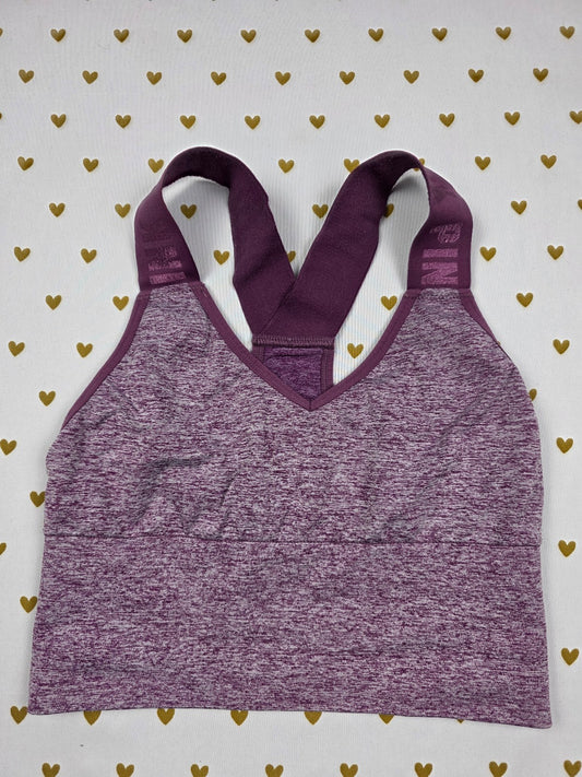 Victorias Secret Pink Active Maroon XS Bralette Bra Top Tank