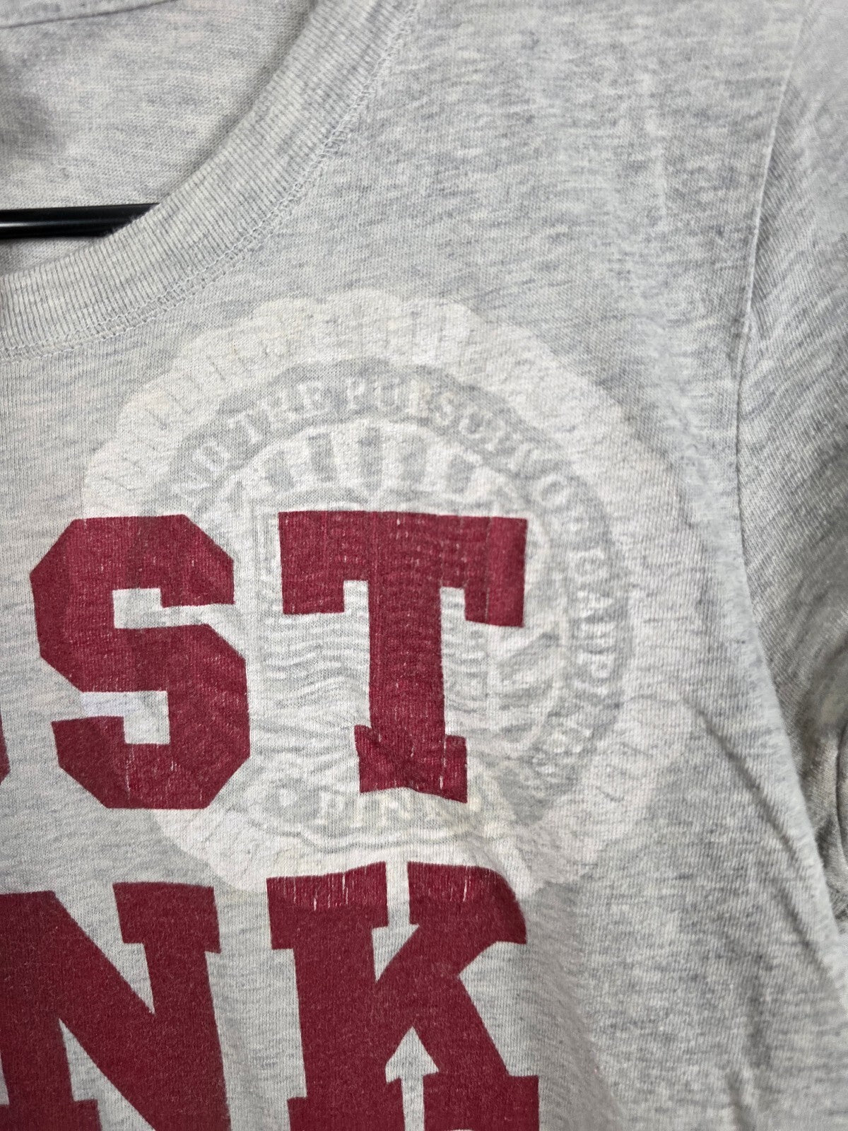 Victorias Secret PINK Vintage MOST SPIRIT Tee shirt Grey Y2k Medium