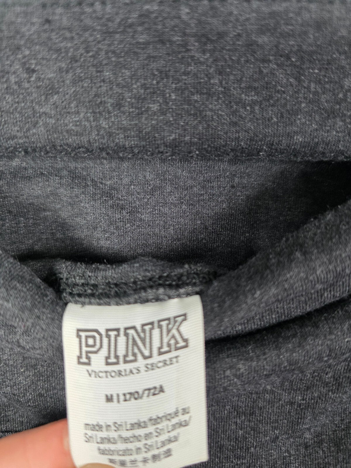 Victorias Secret PINK Glitter Palm BLING NWT Tee shirt Yoga Pants SET MED LARGE