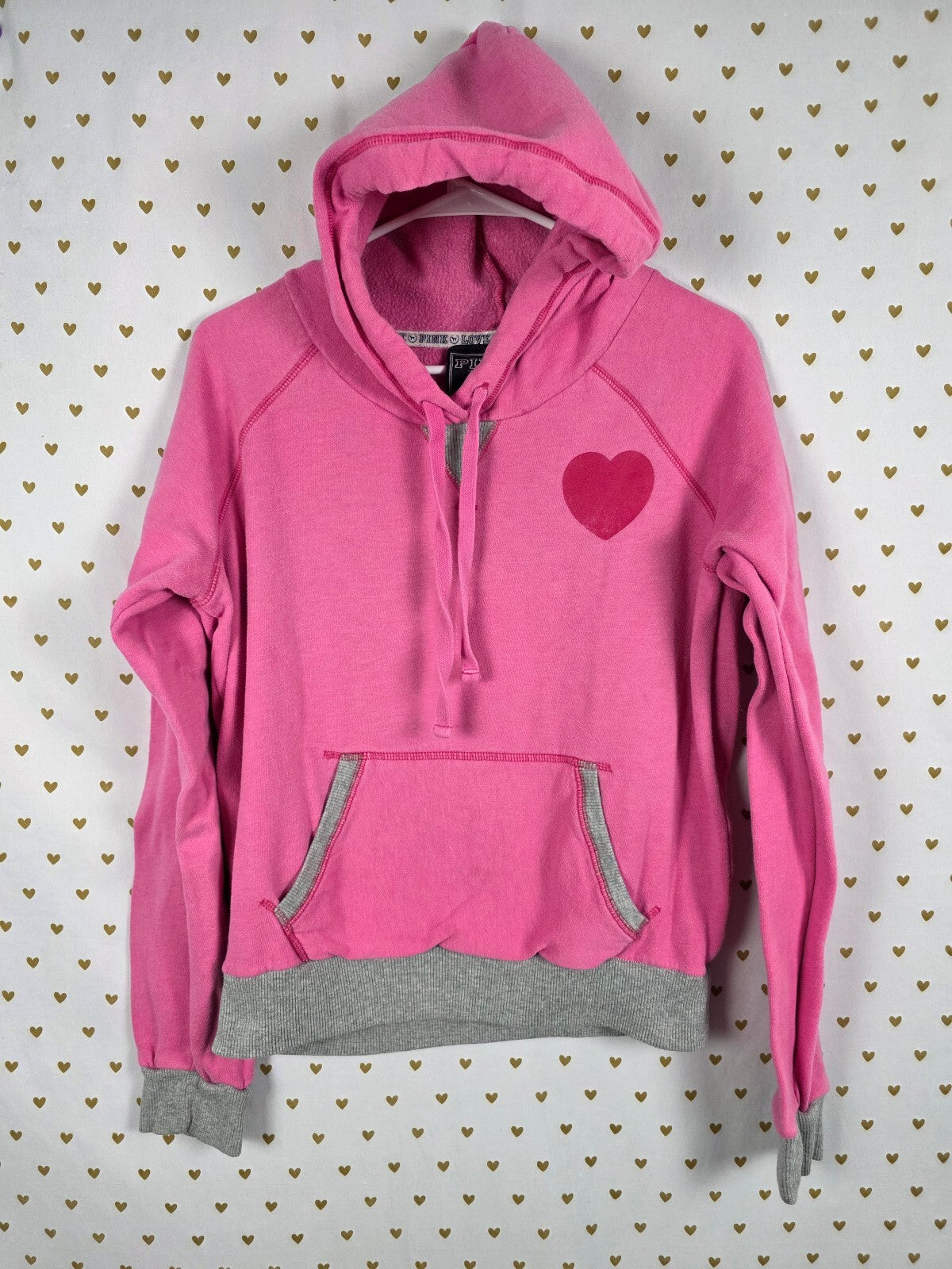 Victorias Secret Pink VINTAGE Y2k WARM MY HEART NOT MY PLANET Sweater HTF LARGE