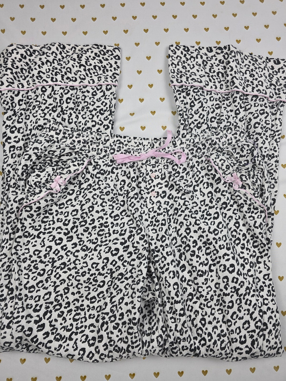 Victorias Secret  Cheetah leopard Medium Sleep Pants Pajama PJ Bottoms