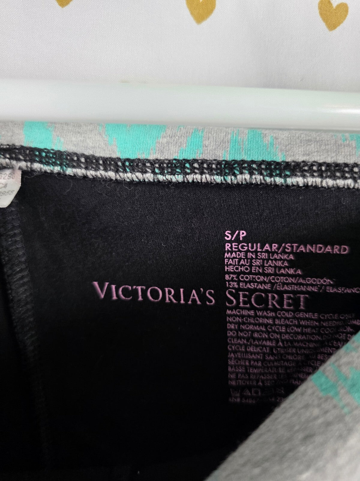 Victorias Secret Neon Foldover Yoga pants Y2k Vintage ANGELS Wings Small