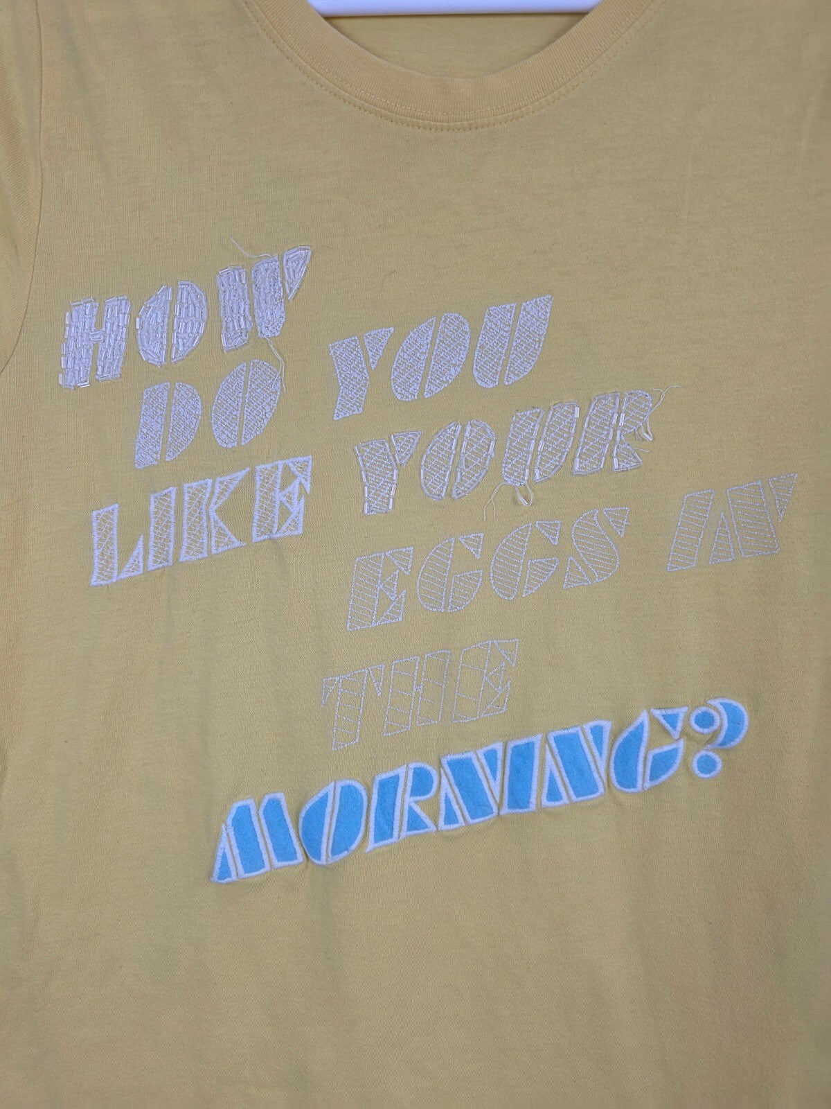 Victoria's Secret PINK Tee L How Do You Like Your Eggs Morning Graphic Dog