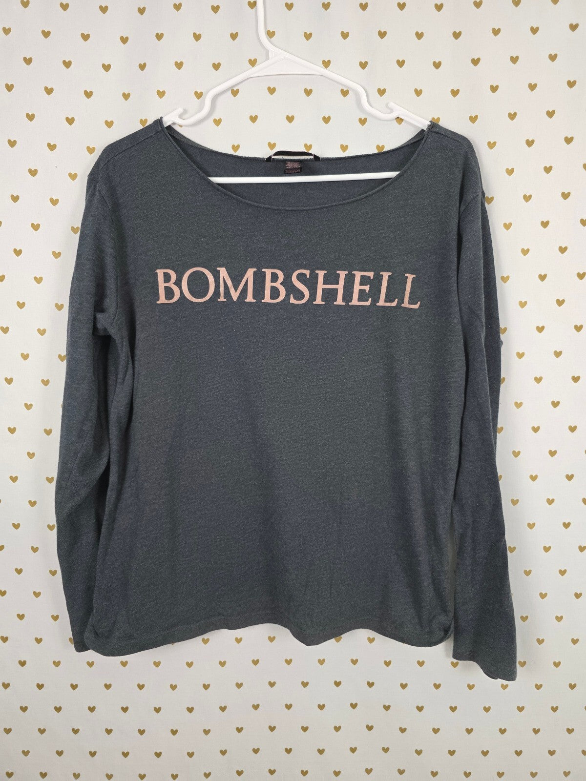 Victorias Secret Bombshell Grey Thin Tee shirt Medium