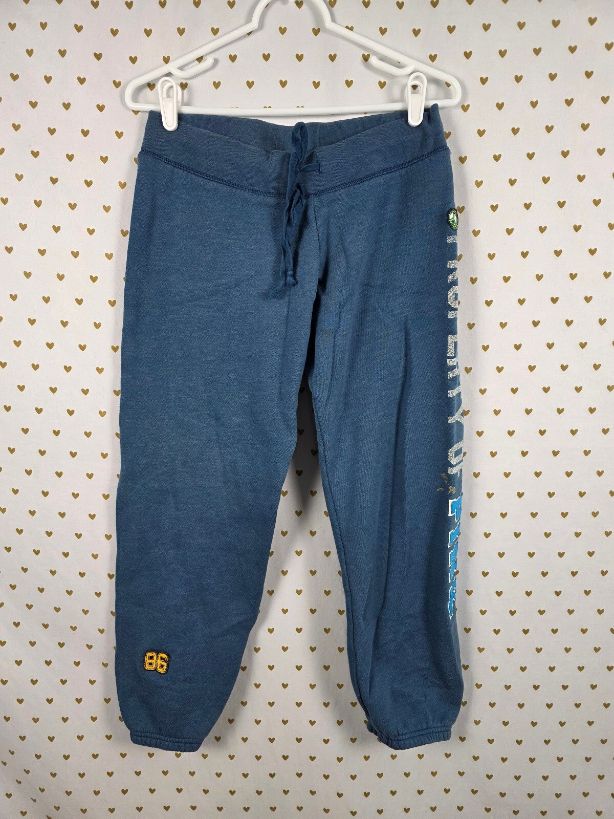 Victorias Secret PINK Vintage y2k UNIVERSITY Sweats Sweatpants Joggers SMALL