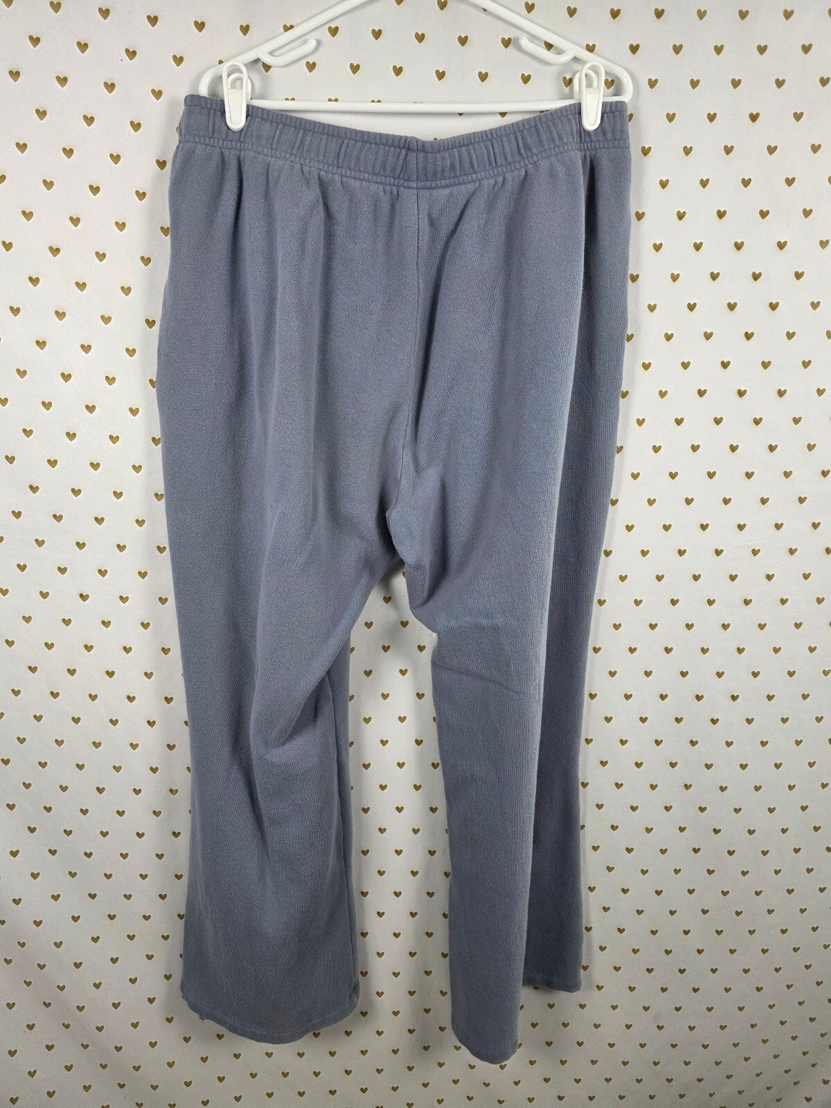 Victorias Secret PINK Xl Logo Flared Sweats Sweatpants Blue