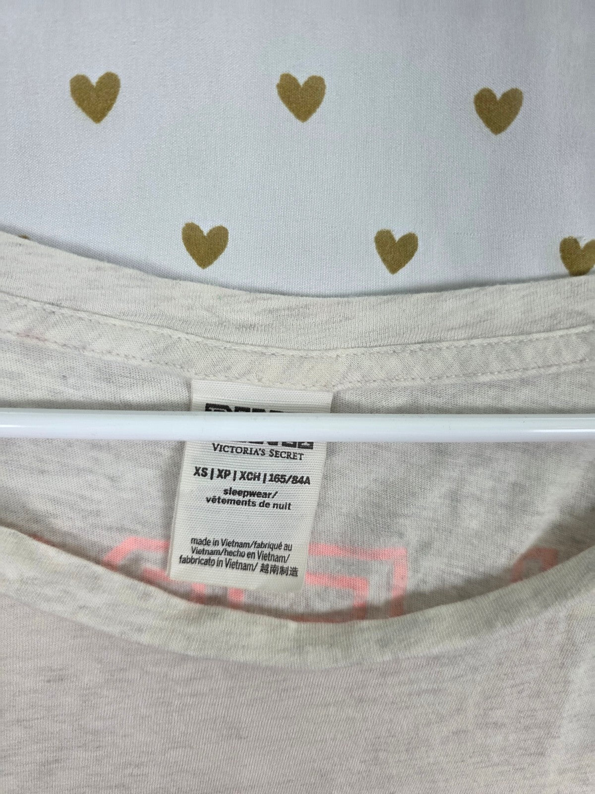 Victorias Secret PINK More Snuggle Less Struggle Nightgown Sleep Shirt XS