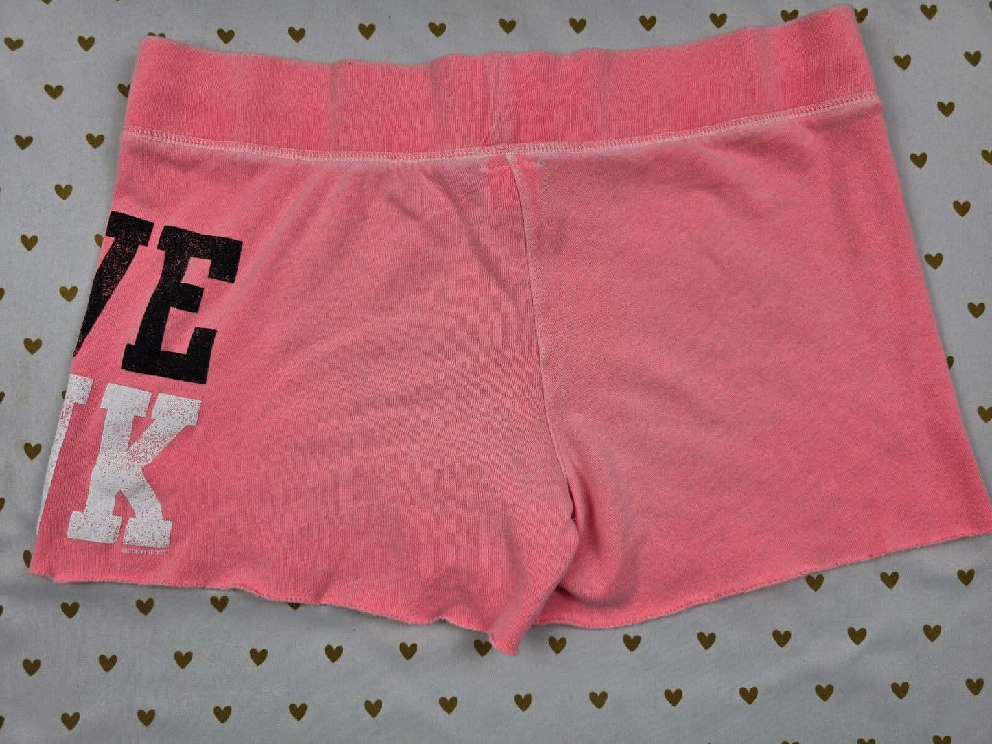 Victorias Secret PINK Vintage y2k LOVE Sweat Shorts SMALL