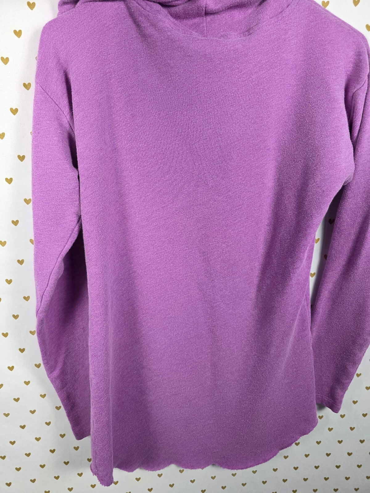 Victorias Secret Pink Pullover Oversized Long Purple Logo Hoodie Sweater XS