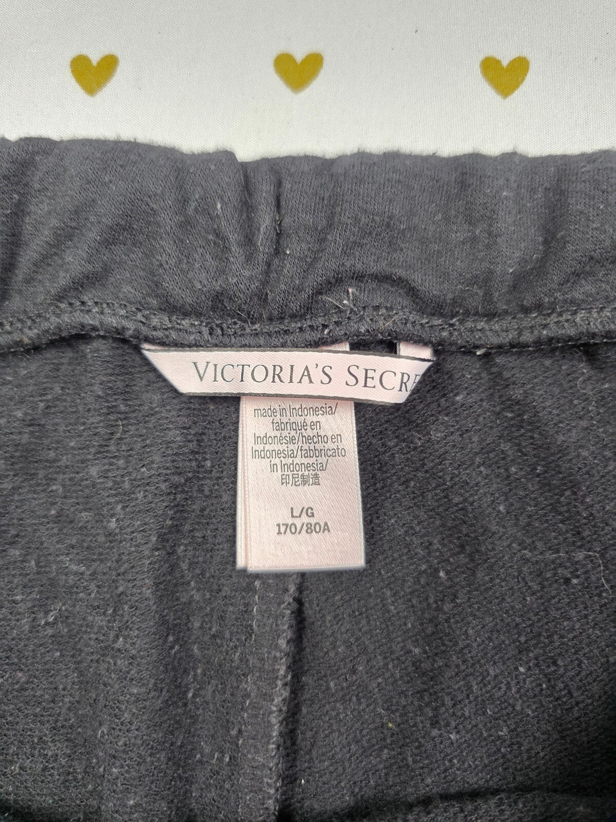 Victorias Secret Black Super Soft Large Sleep Shorts Boxers Pajama Bottoms