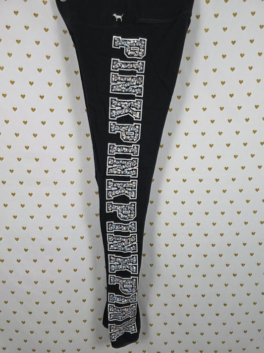 Victorias Secret PINK BLING Yoga Pants Leggings Studded XS