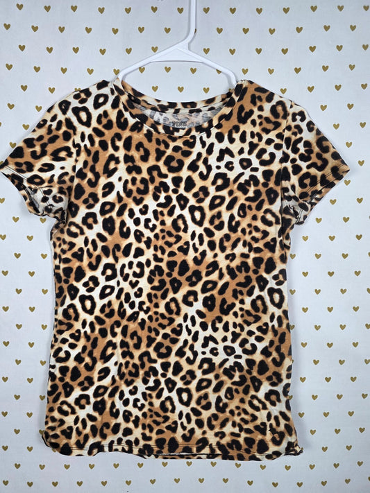 Victorias Secret  PINK Leopard Cheetah Tee shirt XS
