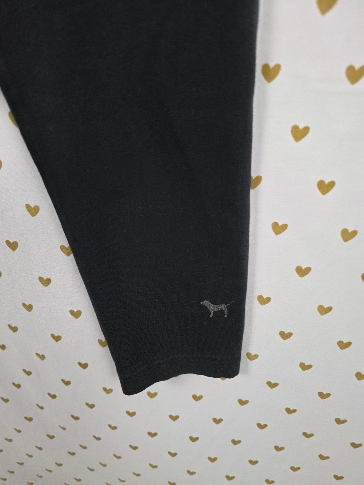 Victorias Secret PINK Vintage y2k FOLDOVER Yoga Pants Medium Skinny Ankle BLING