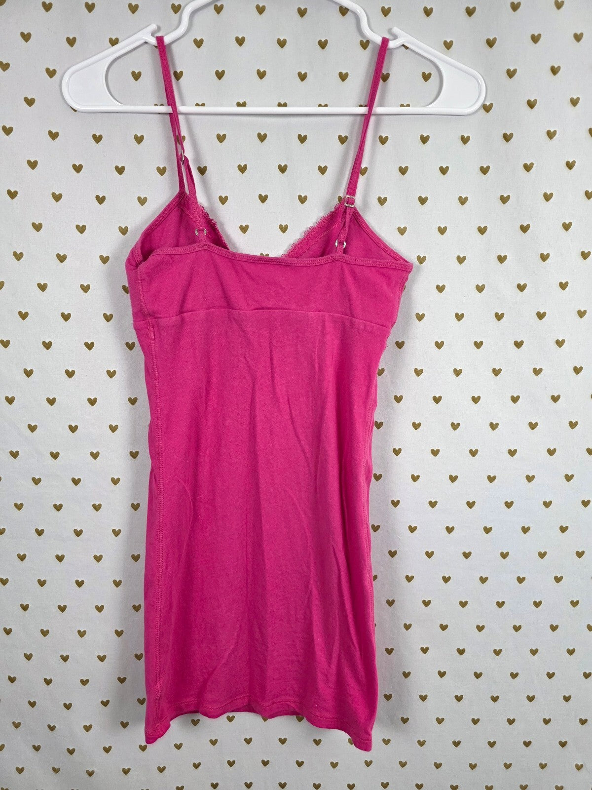 Victorias Secret PINK  Vintage HEART XS Tank Top Padded