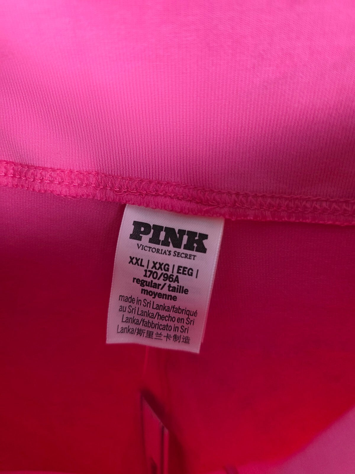 Victorias Secret PINK New BLING NWT Flare Foldover Leggings Yoga Pants 2XL XXL