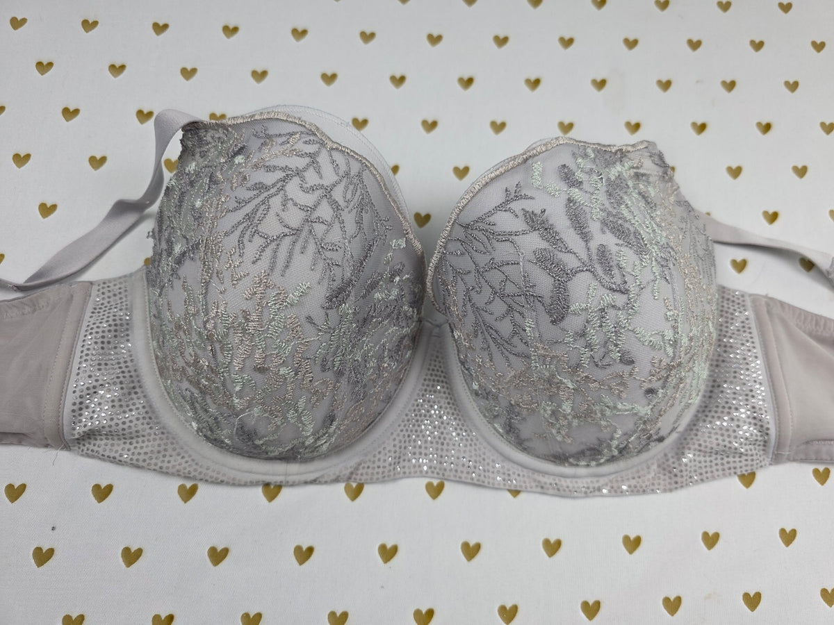 Victorias Secret Dream Angels Lined Demi Balconette Bra 36DD
