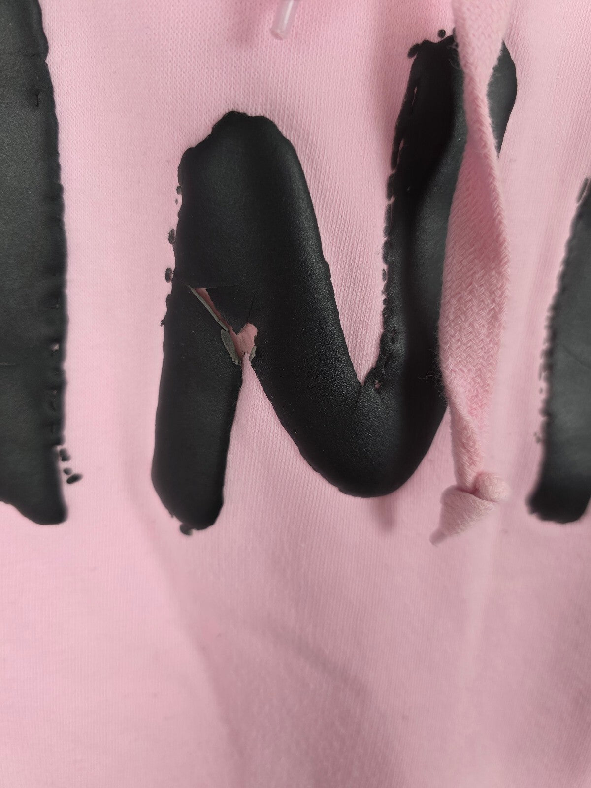 Victorias Secret Pink Logo Pullover Oversized Hoodie Sweater LARGE