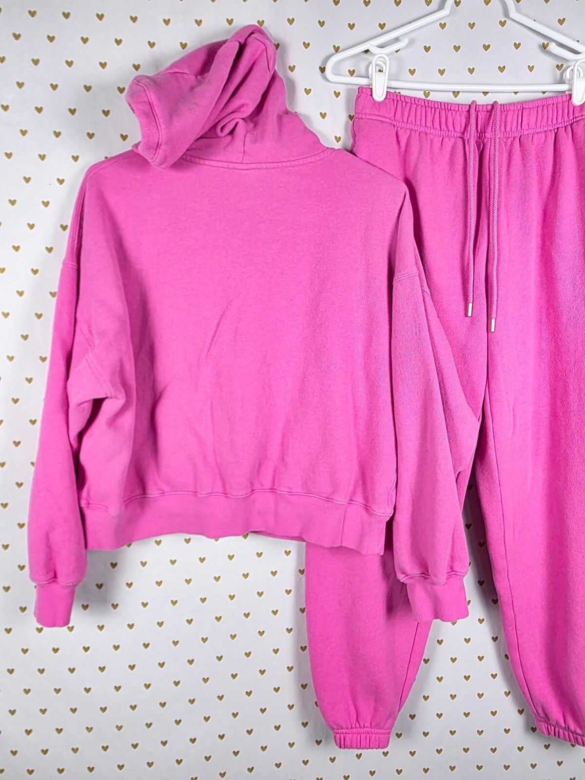 Victorias Secret Pink Small SET outfit hoodie Sweats Sweatpants 2pc