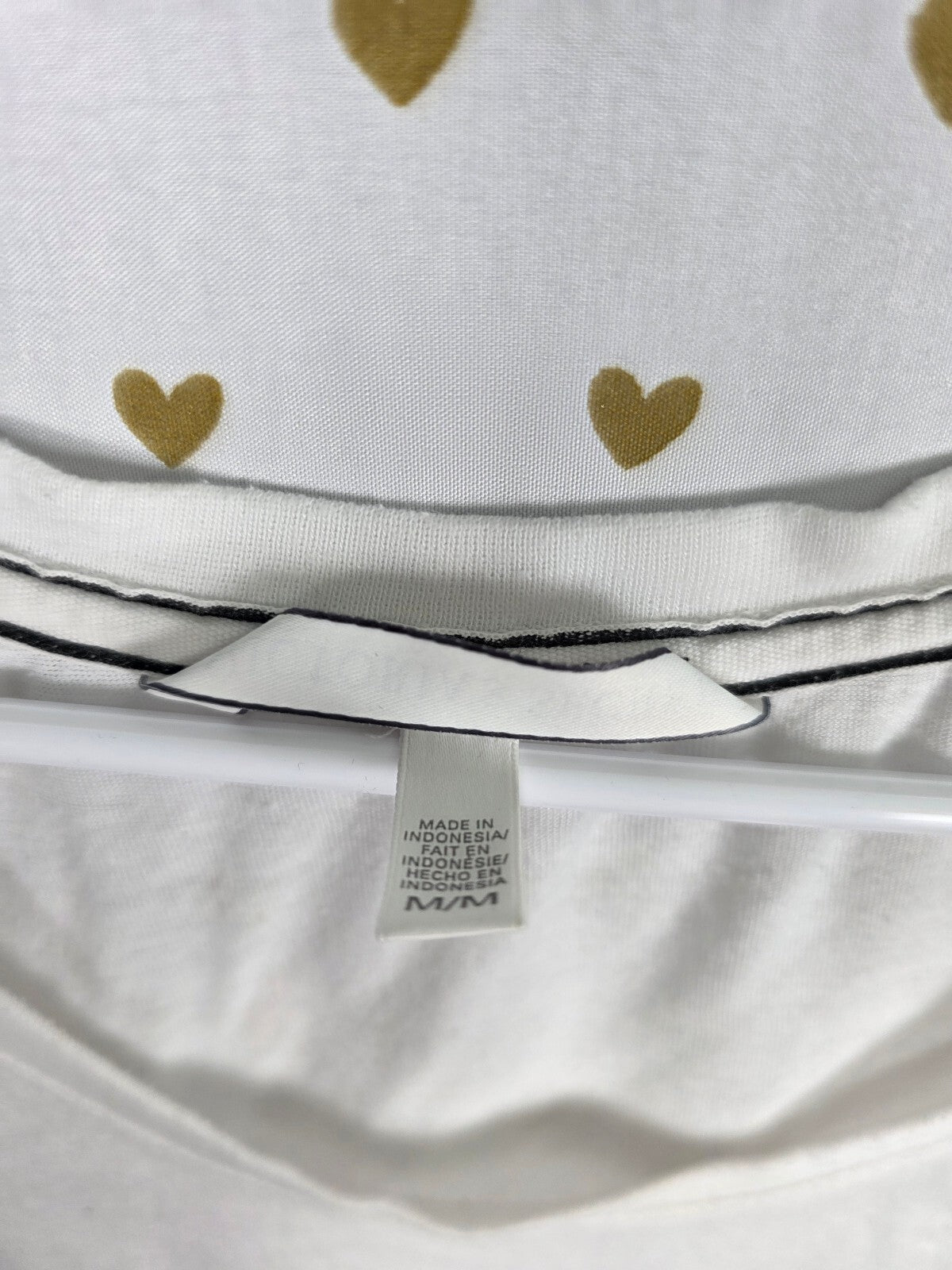 Victorias Secret About last night White Logo Tee shirt Medium