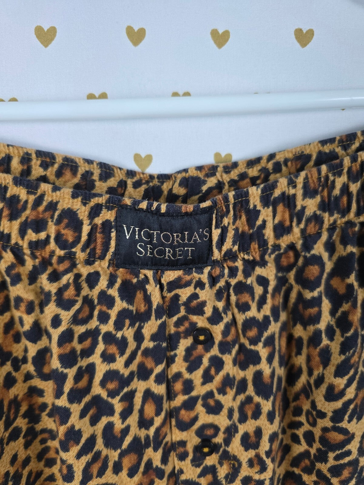 Victorias Secret  Leopard Cheetah Cute Soft XL Sleep Pants Pajama PJ Bottoms