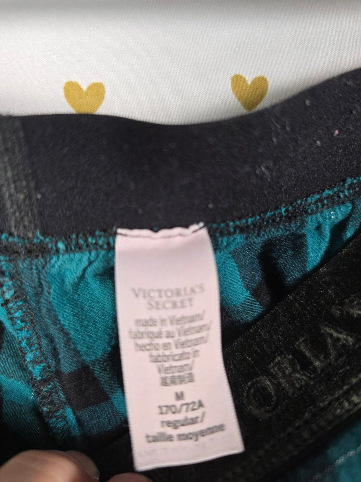 Victorias Secret Plaid Comfy Cute MEDIUM Sleep Pants Pajama PJ Bottoms