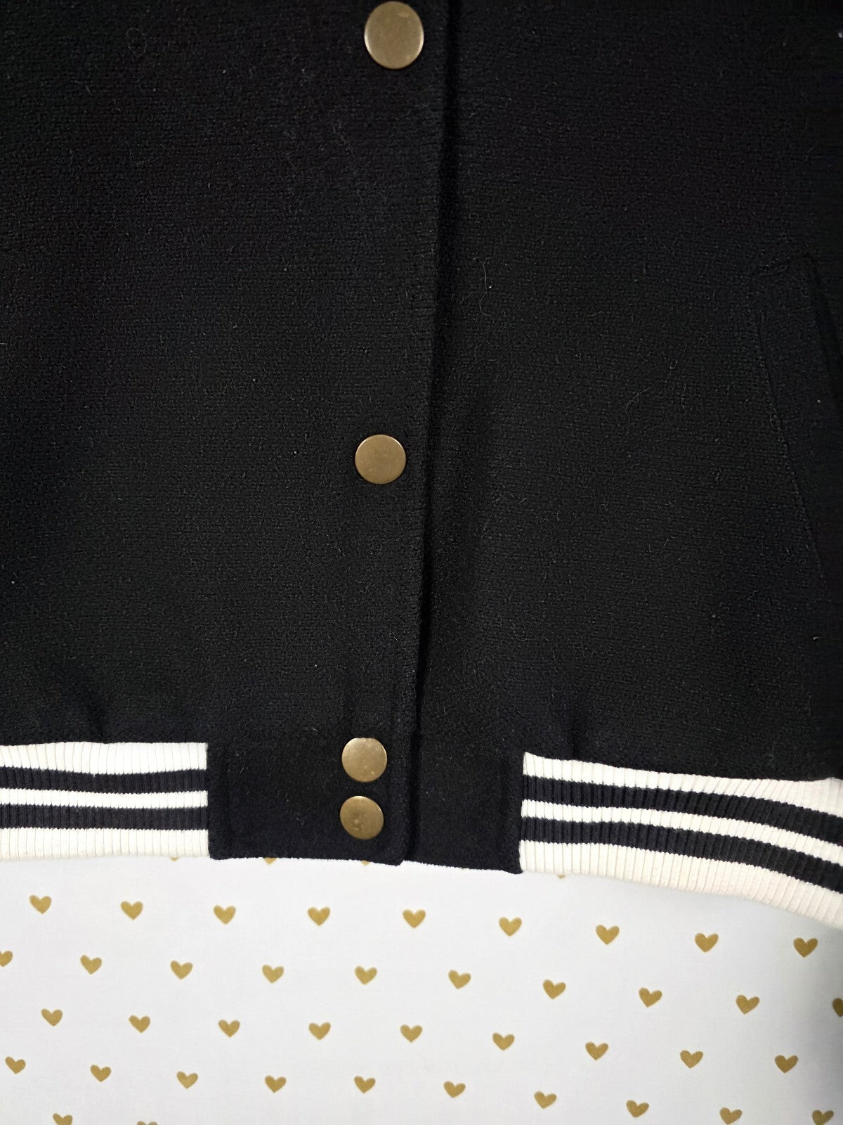 Victorias Secret Pink Varsity Thick Logo Bomber Letterman Jacket MEDIUM