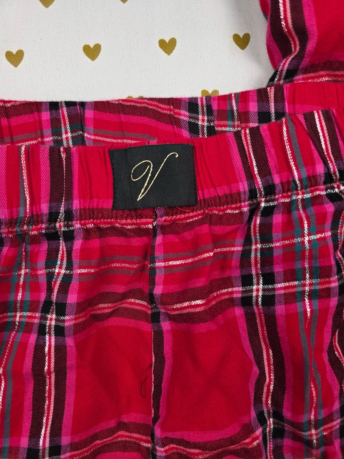 Victorias Secret red Plaid 2XL XXL Sleep Pants Pajama PJ Bottoms